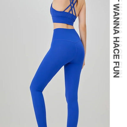 2 Piece Yoga Clothes Women's Tracksuit Athletic Wear Pilates Fitness Suit Gym Workout Push Up Clothes Sports Bra Leggings Suit