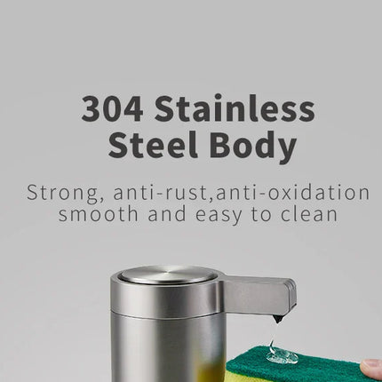 Kitchen Soap Machine Automatic Sensor Out of Hand Sanitizer Smart Electric Body Wash Soap Dispenser 304 Stainless Steel
