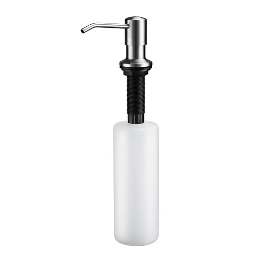 Kitchen Soap Dispensers 500ml Build in Dispenser Soap For Kitchen Bathroom Accessories Stainless Steel Pump Liquid PE Bottle