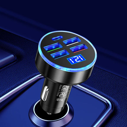 QC3.0 USB Car Charger Fast Charging Type C USB Phone Adapter in Car For iPhone 13 Pro Xiaomi Huawei Samsung Quick Charger
