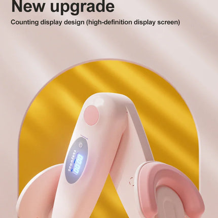 Women Postpartum Repair Pelvic Floor Muscle Leg Clamps Trainer LED Counted Exerciser Beauty Leg Convenient Fitness Equipment