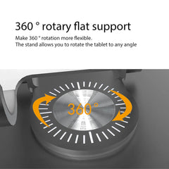 Foldable Bracket Stand 360 Degree Rotating Hollowed Tablet Holder Anti Slip Tablet Holder Desk Height Adjustable for 4.7-12 Inch