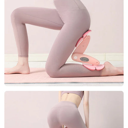 Women Postpartum Repair Pelvic Floor Muscle Leg Clamps Trainer LED Counted Exerciser Beauty Leg Convenient Fitness Equipment