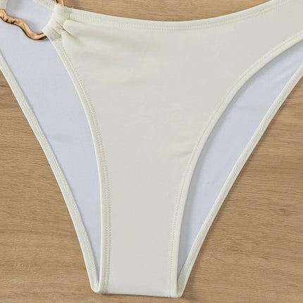 "2025 Sexy Bandeau Push-Up Bikini Set - Brazilian Thong Swimwear for Women"