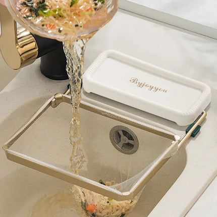 Sink Filter Mesh Anti-clogging Sink Strainer Mesh Vegetable Fruit Disposable Garbage Net Prevent Food Residues Falling