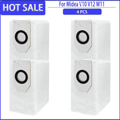 Main Side Brush HEPA Filter Mops Colth Dust Bag For Midea V10 V12 W11Robotic Vacuum Cleaner Accessories