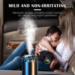 Car Fragrance Humidifier 5 Modes Scent Air Car Odor Eliminator Long Lasting Universal Car Diffuser With Digital Display