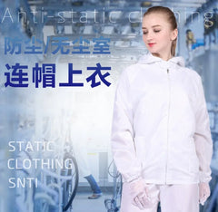 Isolation Split Type Work ClothesUnisex Reusable Anti-Static Safety Clothing With Pockets Dust-Proof Clean Paint Materials