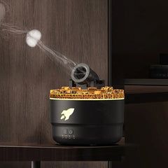 Volcanic Crack Air Humidifier Cannons Aroma Diffuser Cannon Blast Turret Aromatherapy Humidifier Air Humidifier for Bedroom