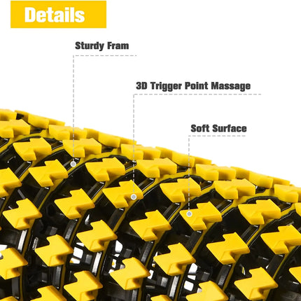 Folding Yoga Column Adjustable Pilates Foam Roller Portable Fitness Equipment Leg Back Muscle Massage and Relaxation