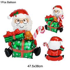 2025 Crown Number Foil Balloons Happy New Year Eve Party Decoration Photo Booth Props Supplies Christmas Home Decor Navidad 2024