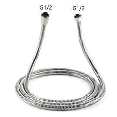 2/2.5/3M 304 Stainless Steel Encrypted Shower Hose Matte Black Flexible Shower Tube Bathroom Chrome Plated Brushed Nickel Pipe
