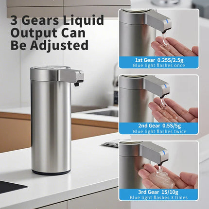 Kitchen Soap Machine Automatic Sensor Out of Hand Sanitizer Smart Electric Body Wash Soap Dispenser 304 Stainless Steel