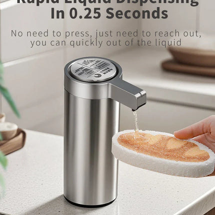Kitchen Soap Machine Automatic Sensor Out of Hand Sanitizer Smart Electric Body Wash Soap Dispenser 304 Stainless Steel