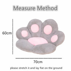 70*60cm Kawaii Cat Paw Plush Toys Cute Soft Stuffed Floor Cushion Chair Sofa Butt Pad for Home Room Decoration Office Nap Dolls