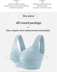 5PCS/Set Women Sexy Bras Full Cup Sports Top Soft Seamless Brassiere Lace Sexy Lingerie V Neck Intimates Underwear Plus Size Bra