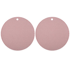 2/4 PCS Multifunction Heat Resistant Silicone Mat Drink Cup Coasters Nonslip Pads Pot Holder Table Placemat Kitchen Accessories