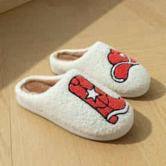 Cowgirl Style Fashion Boot Women Slippers Cool Hat Fluffy Country Nashville Comfortable Cozy Comfy Houseshoes Winter Shoes