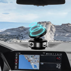 Car Magnetic Vacuum Adsorption Bracket 360 Degree Rotating Aluminum Alloy Mobile Phone Holder For 4.7-inch Or Above Smartphones