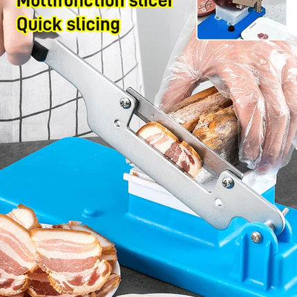Multifunctional Table Slicer Frozen Meat Beef Herb Mutton Roll Fruit Bread Vegetable Slicer Machine
