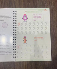 Magic Writing Book in Portuguese Calligraphy Notebook Montessori Kids Reusable Educational Calligraphic Letter Practice Toy