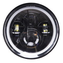 7 inch Moto LED Headlight For Harley Bike With 4-1/2"4.5" LED Passing Lamps Fog Lights 7"Bracket Mounting Ring Motorcycle