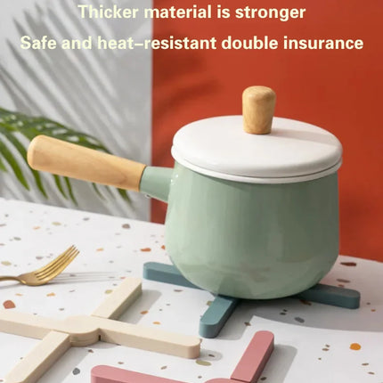 Silicone Heat Resistant Pad Foldable Non-Slip Pot Pan Mat Table Placemat Dish Plate Cross Holder Coaster Kitchen Table Trivet