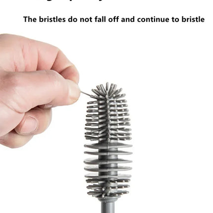 Hot Silicone Cup Brush Long Handle Milk Bottle Cleaning Brush  Water Bottles Glass Cup Cleaner Scrubber Kitchen Cleaning Tools