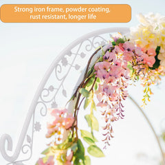 Heavy Duty Metal Wedding Arch, Garden Arbor, Trellis, Archway, Pergola, Balloon Decor Backdrop Stand