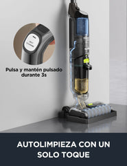 EUREKA NEW400 Cordless Wet Dry Cordless Vacuum Cleaner, Lightweight, Smart Cordless Vacuum Cleaner and Mop, Self-Cleaning