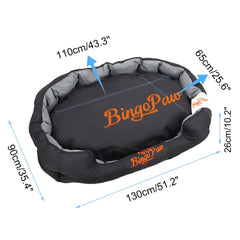 Dog Bed for All Season Pet, Calming Sleeping Mat, Sofa, Kennel Cushion with Removable Cushion, Oxford Cover, L, XL, XXL