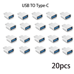 Mini Type C to USB Adapter 3.0 USB-C  Male OTG A Female Data Connector For MacBook Pro iPad Mini 6/Pro MacBook Air Type C Device