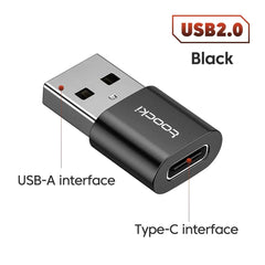 Toocki OTG USB 3.0 To Type C Adapter Micro To Type C Male To USB 2.0 Female Converter for Macbook Xiaomi Samsung OTG Connector