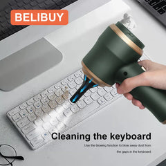 BELIBUY Wireless Car Vacuum Cleaner for Cleaning Bedroom Carpets Portable High Power Function Home Appliance Cleaning Machine