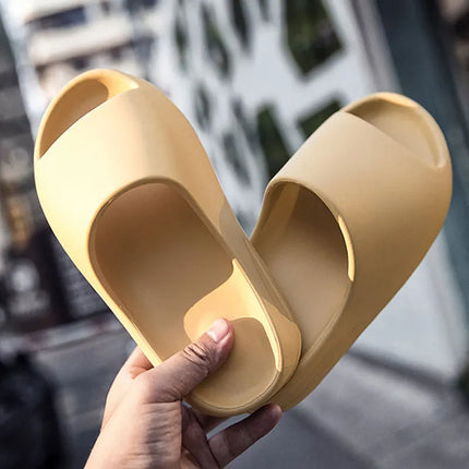 Goosecret Men EVA Platform Cloud Slippers Soft Sole Sandals Non-Slips Bedroom Slides Male Cozy Home Shoes Soft Sole Beach Slides