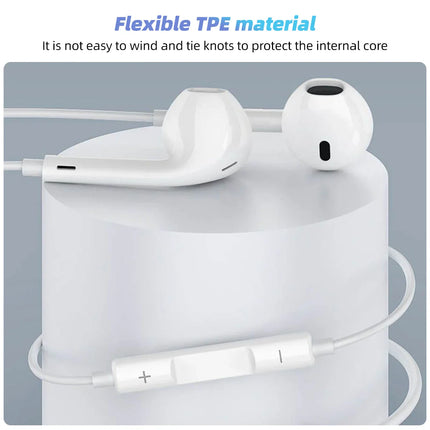 Type C Wired Earphones For Apple iPhone 15 Pro Max In-Ear With Mic For Sumsung Onepuls Xiaomi Redmi Huawei USB C Music Earpbuds