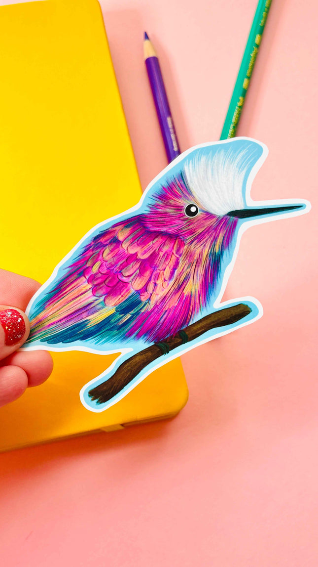Birbfest 2025 Illustrated Birds 10cm Vinyl Sticker