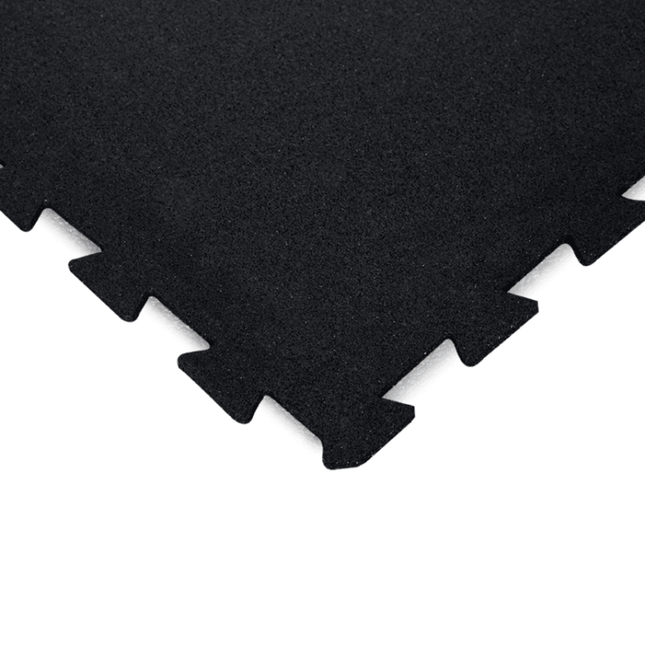 10mm Black Interlocking Floor Jigsaw Mats
