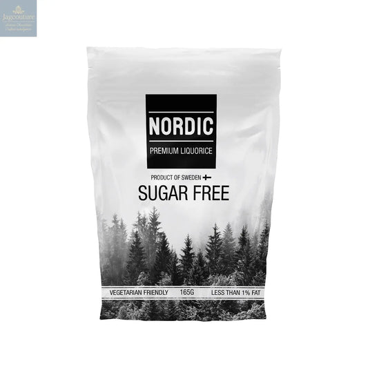 Sugar free soft eating premium liquorice in sachet bag - vegetarian friendly