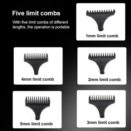VGR V-030 10W USB Cutter Head Engraving Electric Hair Clipper with 5 Limit Combs, V-030