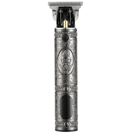 VGR V-228 5W USB Retro Engraving Hair Clipper with LED Digital Display, V-228 (Bronze), V-228 (Silver)