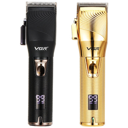 VGR V-280  10W USB Metal Electric Hair Clipper with LED Digital Display, V-280 (Gold)