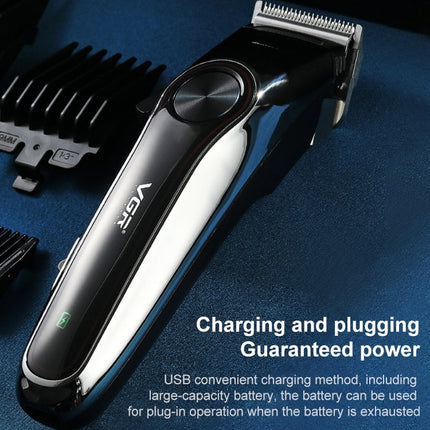 VGR V-289 10W USB Home Portable Hair Clipper with Battery Indicator & Four Gear Adjustment, V-289