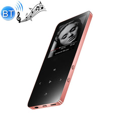 1.8 inch Touch Screen Metal Bluetooth MP3 MP4 Hifi Sound Music Player, Black, Silver, Rose Gold