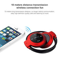 NVAHVA MP3 Player Bluetooth Headphone, Wireless Sport Headset MP3 Player With FM Radio, Stereo Earphone TF Card MP3 Max to 32GB, mini-503 Blue, mini-503 Gold, mini-503 Black, mini-503 Red