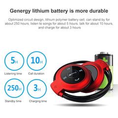 NVAHVA MP3 Player Bluetooth Headphone, Wireless Sport Headset MP3 Player With FM Radio, Stereo Earphone TF Card MP3 Max to 32GB, mini-503 Blue, mini-503 Gold, mini-503 Black, mini-503 Red