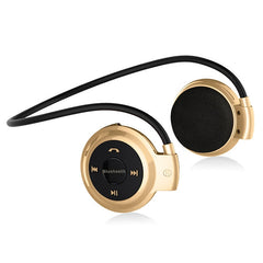 NVAHVA MP3 Player Bluetooth Headphone, Wireless Sport Headset MP3 Player With FM Radio, Stereo Earphone TF Card MP3 Max to 32GB, mini-503 Blue, mini-503 Gold, mini-503 Black, mini-503 Red