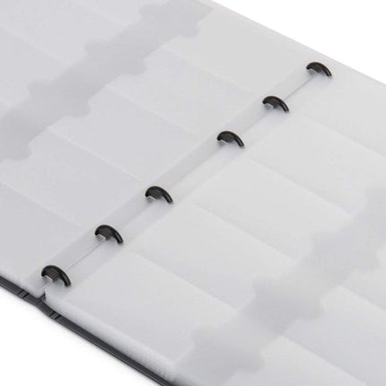 Deli Business Card Book Name Card Holder Book with 600 Business Cards Capacity, 600 Business Cards Capacity