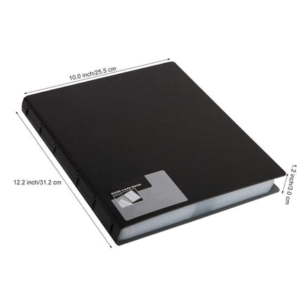 Deli Business Card Book Name Card Holder Book with 600 Business Cards Capacity, 600 Business Cards Capacity