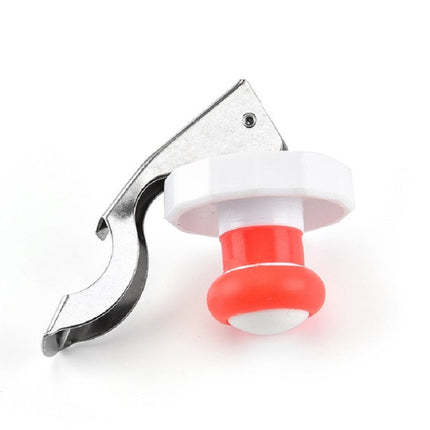 5 PCS Kitchen Gadgets Stainless Steel Silicone Wine Stopper Beer Opener, Wine Stopper Opener